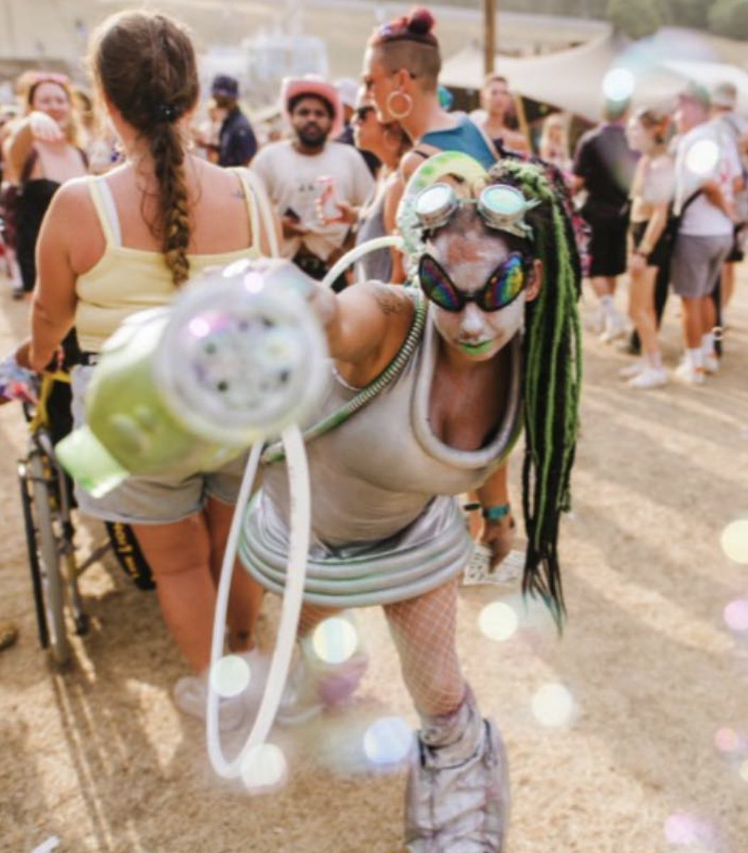 TerminatrixBorg's tweet image. Performing at area 404 @BoomtownFair for the mechanical menagerie 
#boomtown2022 #aliens #actors #cyberpunk #walkabout