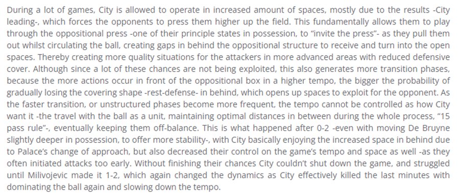 Pep's interview here reminded me of a brilliant share from <a href="/SteveBeregi/">István Beregi</a> a few years ago on the 'paradox of space' and the transitional implications of chance exploitation.