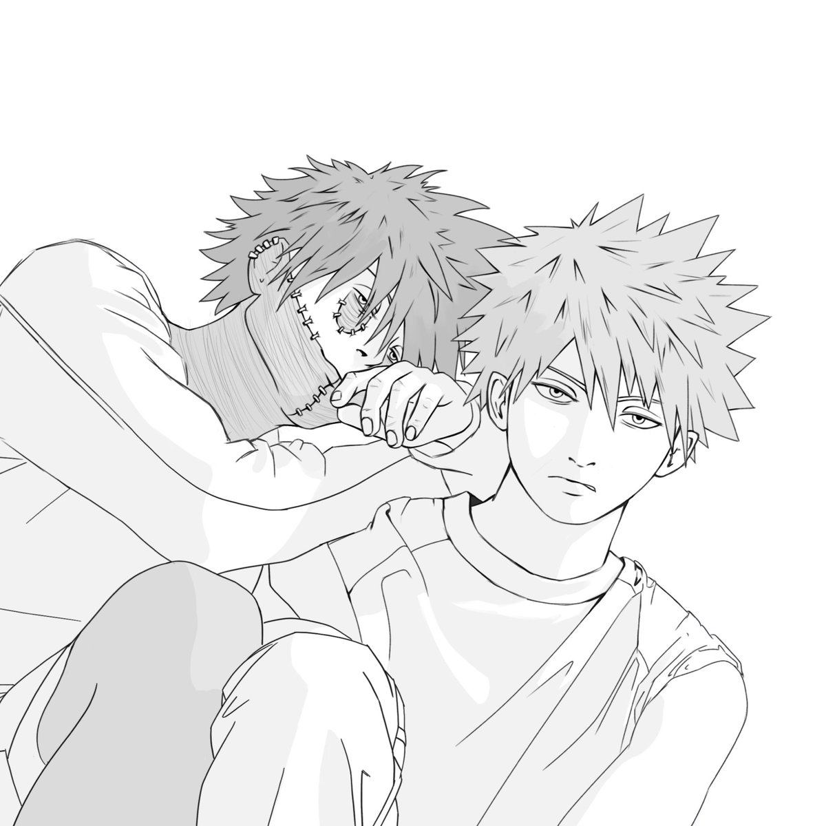 melofischl's tweet photo. wip update 🐌 #myheroacademia #bnha #bakugoukatsuki #bakugou #dabi #bakudabi #dabibaku #artistsoninstagram #animeart #animeartwork https://t.co/lwdGUy5PW9