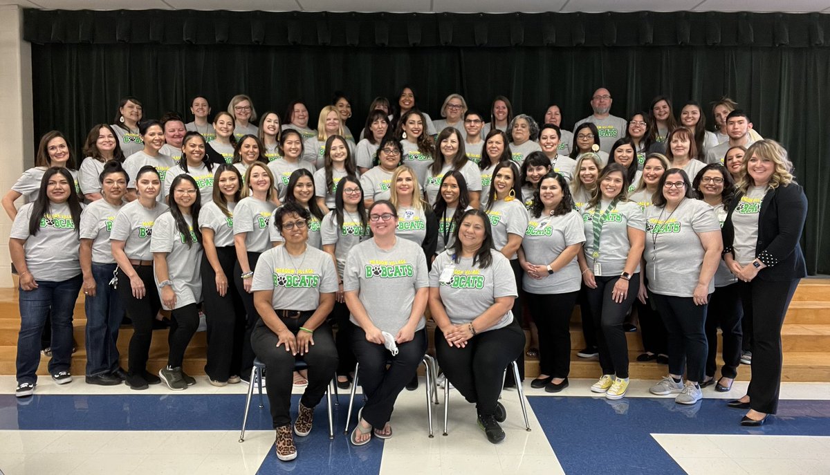 Candace Maldonado (@c_maldonado_1) on Twitter photo So proud of this team!! 💚 Their passion to serve our community inspires me!! 💛Can’t wait to welcome our BOBCATS 🐾 tomorrow! It’s going to be a great year <a href="/NISDMeadowVill/">Meadow Village ES</a>! #MVEignited🔥 #BeTheLight💡 So proud of this team!! 💚 Their passion to serve our community inspires me!! 💛Can’t wait to welcome our BOBCATS 🐾 tomorrow! It’s going to be a great year <a href="/NISDMeadowVill/">Meadow Village ES</a>! #MVEignited🔥 #BeTheLight💡