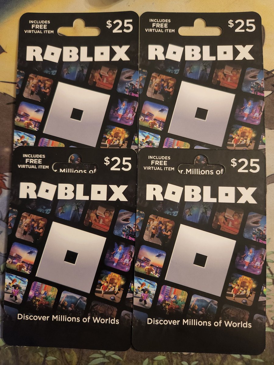 adopt_amanda's tweet photo. Giveaway Time Guys! Let's Celebrate my 1000 Log-ins!🥳🎉 4 Lucky Winners will receive a $25 Roblox Gift Card! To enter Giveaway just comment "Done" and please guys only 1 entry per person! Giveaway starts now and ends on Wednesday August 24th at 6pm my time! Good Luck everyone!😊 https://t.co/KdbgMICZVb