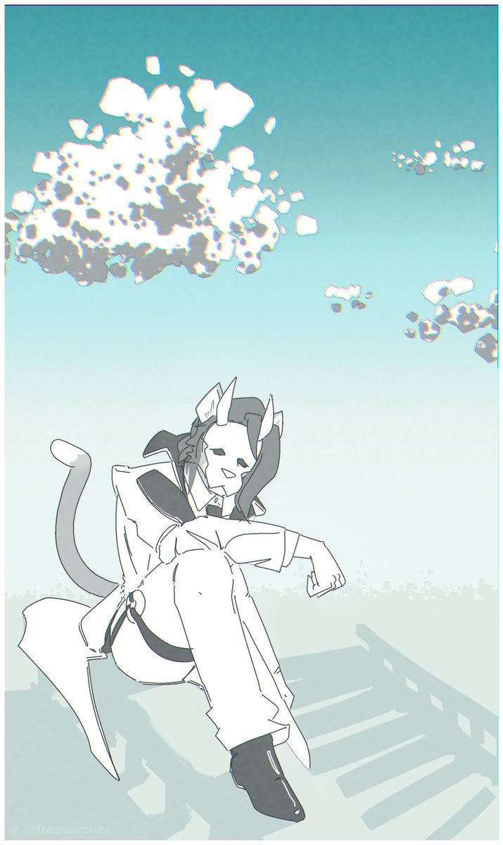 TheJadedMieu's tweet photo. NOT BAD FOR A DEAD THEY HUH

My sona (CotY (cat of the year)) as Neon White from GotY #NeonWhite!

Gift from the lovely @RatResearcher again!! Thanks Pin I love it! https://t.co/TTvDopvZb3