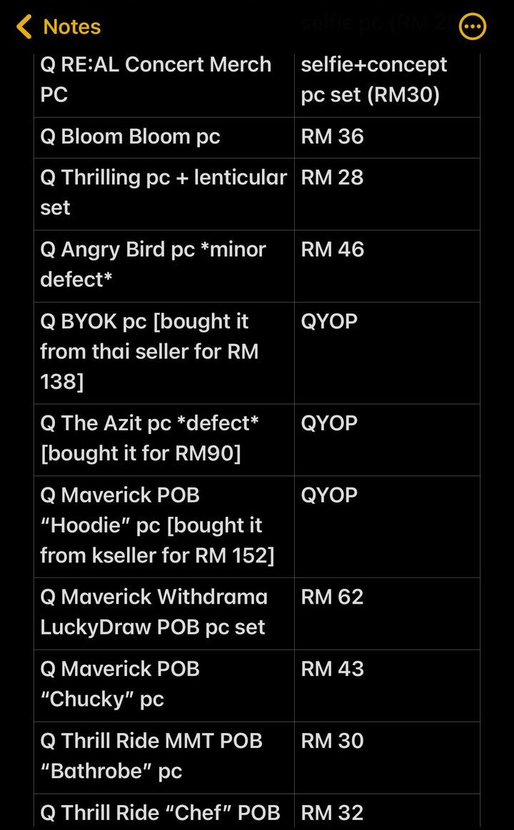 LunaaaDel's tweet photo. 🧾 Pricelist 🧾

correction: 
Q Christmassy pc =RM 25
Q Luckydraw POB set =RM52

📌 DM me if you want to purchase or pm me on carousell @/shiberwy https://t.co/5h3gXSpyq0