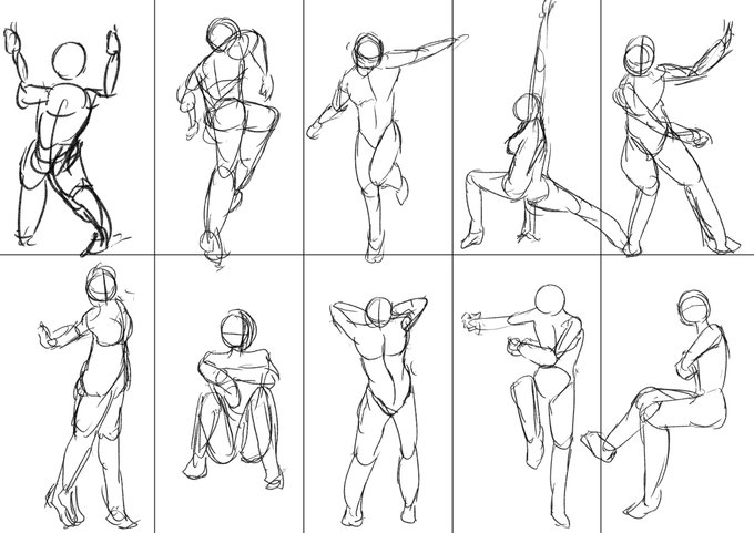 1日目 60秒 かんたん#PoseOfTheDay 