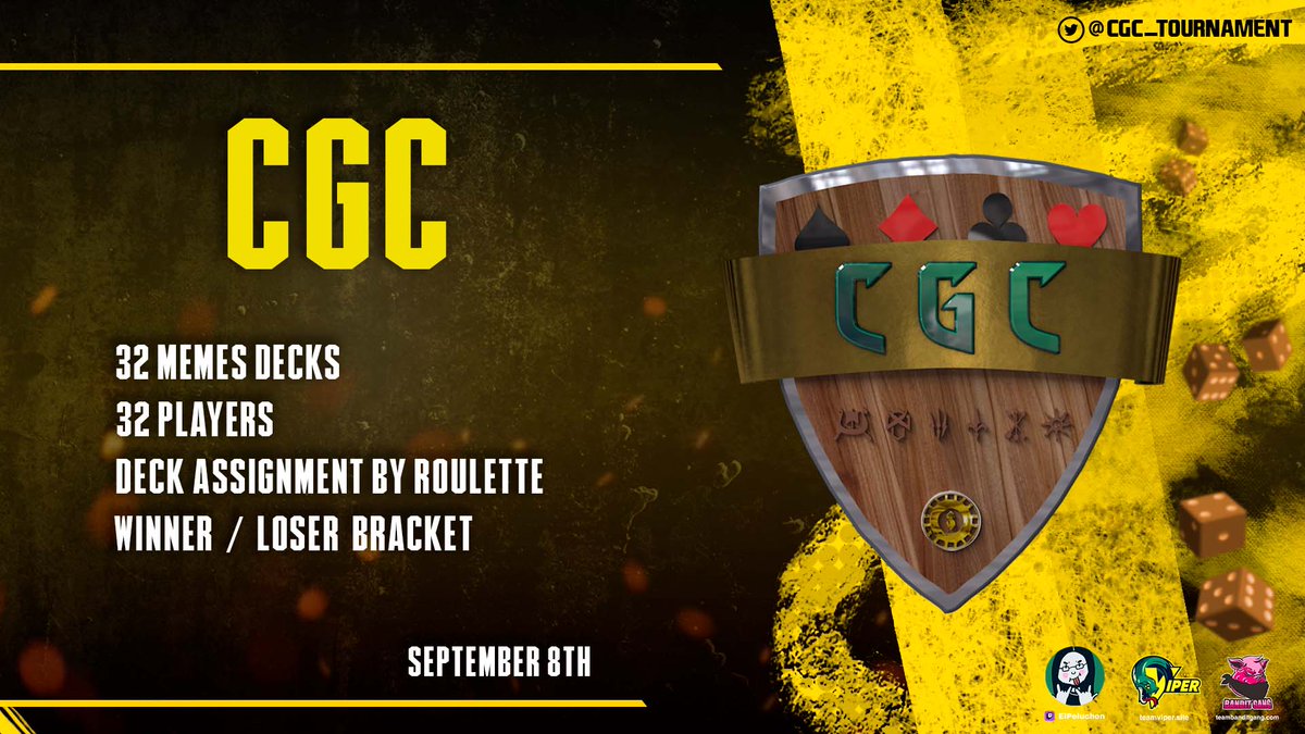 🚨INSCRIPCIÓN ABIERTA🚨
Visita nuestra página web y llena el formulario de inscripción para  participar
WEB casinogwent.com
DISCORD discord.gg/hFW4NwWP6N
CHALLONGE challonge.com/casinogwentcup2