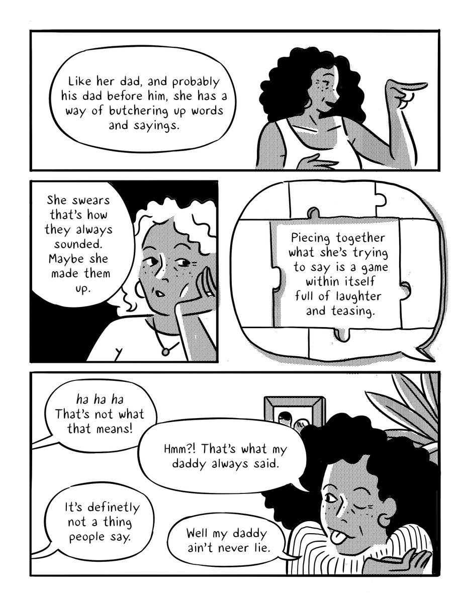 Today is my momma's birthday so to celebrate I made a comic about a