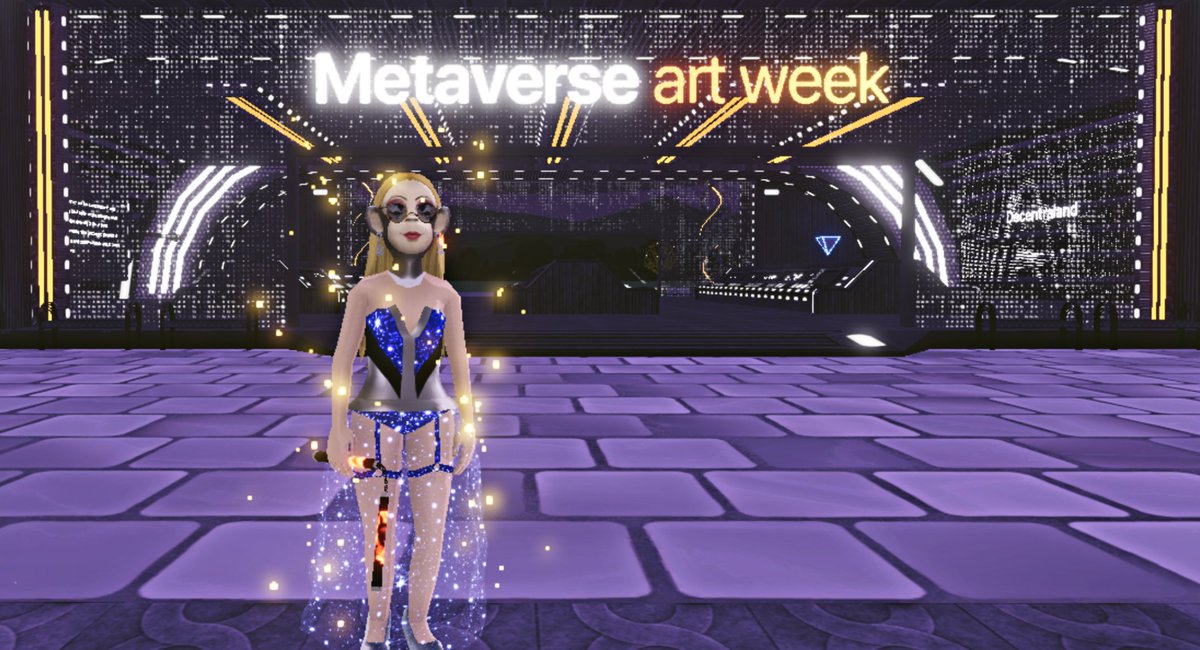 gossapegirl's tweet photo. Guess what?

I’ve got the inside scoop on Metaverse Art Week in @Decentraland starting August 24!

And I’ve created a guide so you don’t miss the hottest exhibits and experiences! Stay tuned, it will be published very soon 🔥

#GossApeGirl #GGDigest https://t.co/oN7kQwTXN7