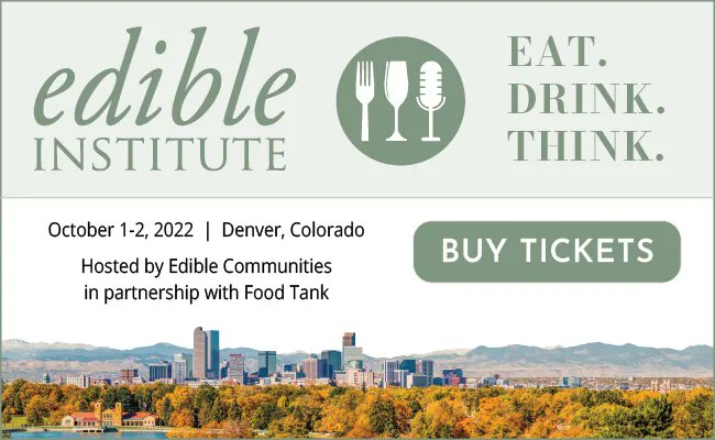 RT @ediblestories  #EdibleInstitute is BACK this year! 
Join us and @foodtank in #Denver Oct 1-2 for engaging discussion about Transparency, Traceability and Trust in the food industry. 

buff.ly/3pvXynh 

Keynote speaker - @DrTempleGrandin
