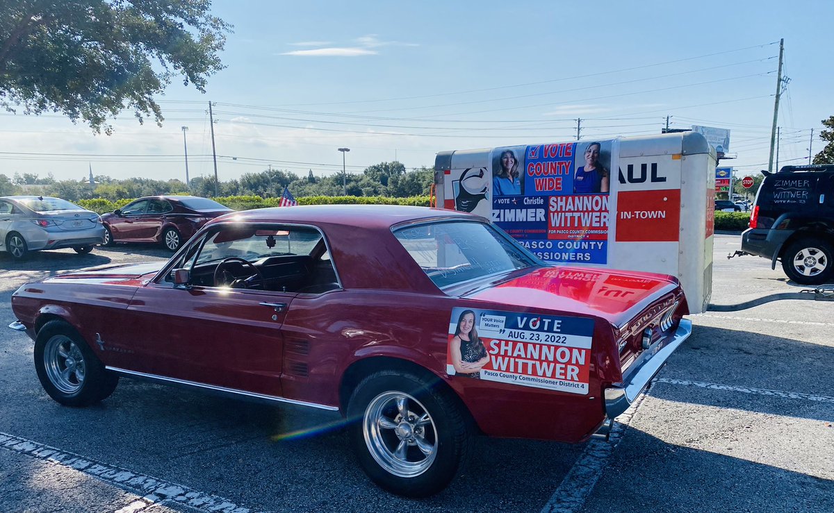 ShannonForPasco's tweet photo. 🚗🛻🏎🚚🚙🚛 Had the best day yesterday! Our grassroots campaign had a parade throughout Pasco County to spread awareness to get out and vote ☑️Wittwer and ☑️Zimmer on August 23rd🇺🇸

#CitizensFirst #pascocounty #slowthegrowth #fixtheinfrastructure #voteshannonforpasco https://t.co/iTvgPwnE3z