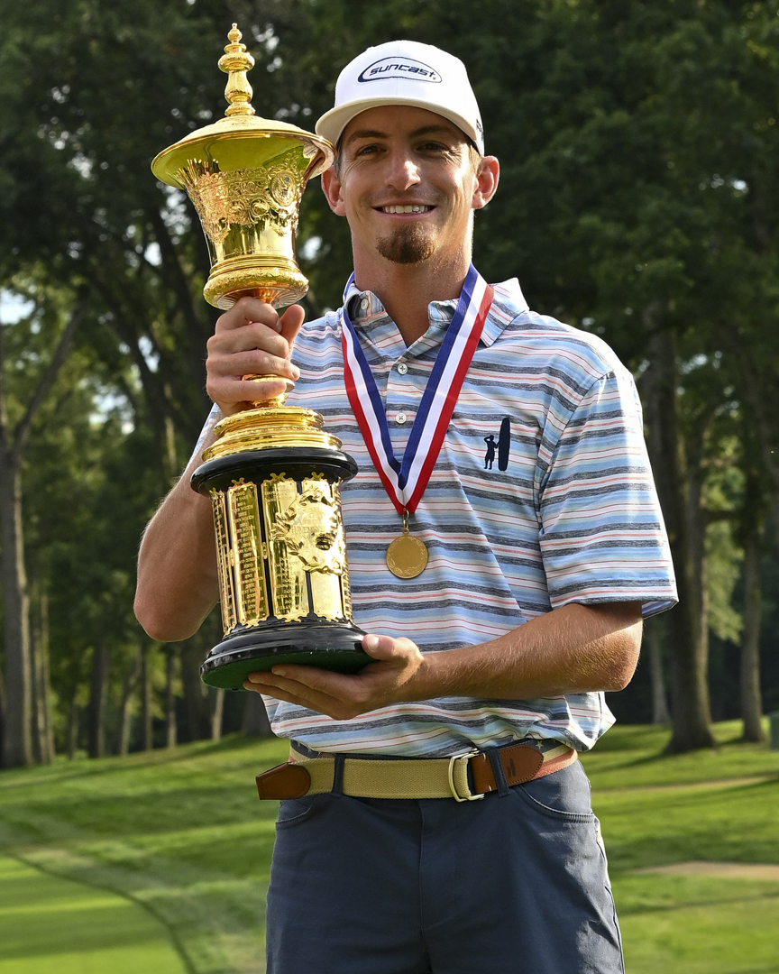 PGA TOUR University (@pgatouru) on Twitter photo Sam Bennett is the U.S. Amateur champion! 
Pre-season No. 3 on the @Velocity_Global Ranking heads into his final year at <a href="/AggieMensGolf/">Texas A&M Men's Golf</a> with new hardware after defeating Ben Carr in the finals. Sam Bennett is the U.S. Amateur champion! 
Pre-season No. 3 on the @Velocity_Global Ranking heads into his final year at <a href="/AggieMensGolf/">Texas A&M Men's Golf</a> with new hardware after defeating Ben Carr in the finals.