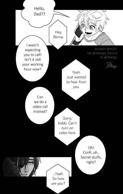 [Modern AU] Nightmare (1/4)
Super rushed bec I just had to get it out of my system asap lol 

Bennett has a nightmare 