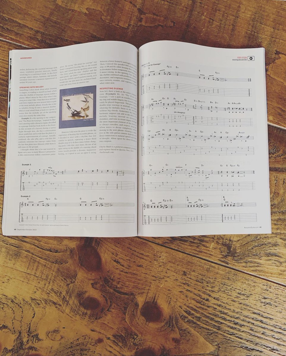FishburneRauh's tweet photo. @AcousticGuitar_ is filled with magic this issue! @GhostownRambler #charlierauh #lisaliu #destinyrecords #acoustic #guitar #lessons #newmusic #angelsofannunciation #proudsister https://t.co/PYcf0RhKL3