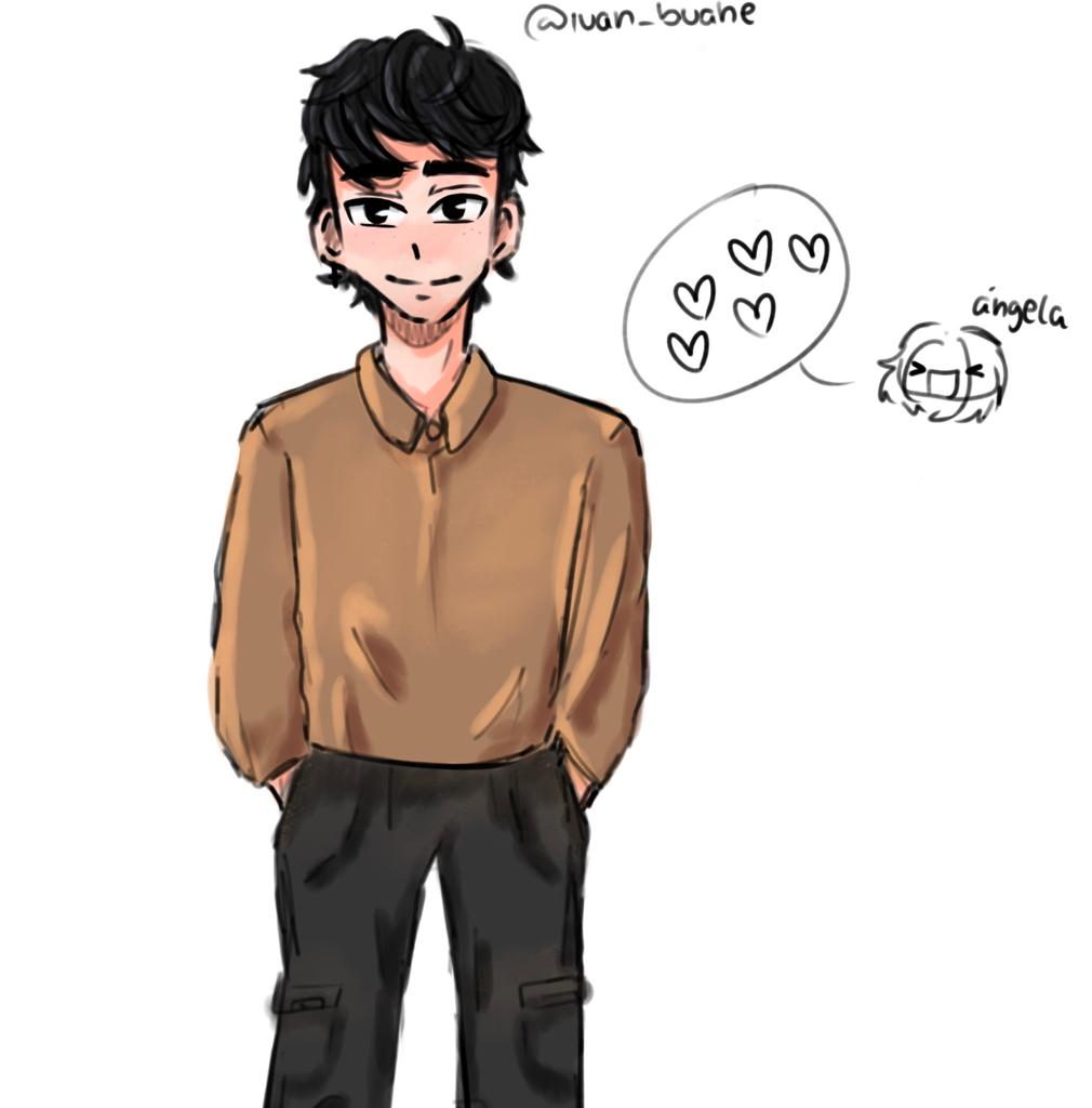 AngelaGameYT's tweet photo. Bueno, pues aquí tenemos @SpreenDMC re fachero 😼💜✨

Créditos a mi pana Laura por el lineart😋 https://t.co/6KakUewMIu
