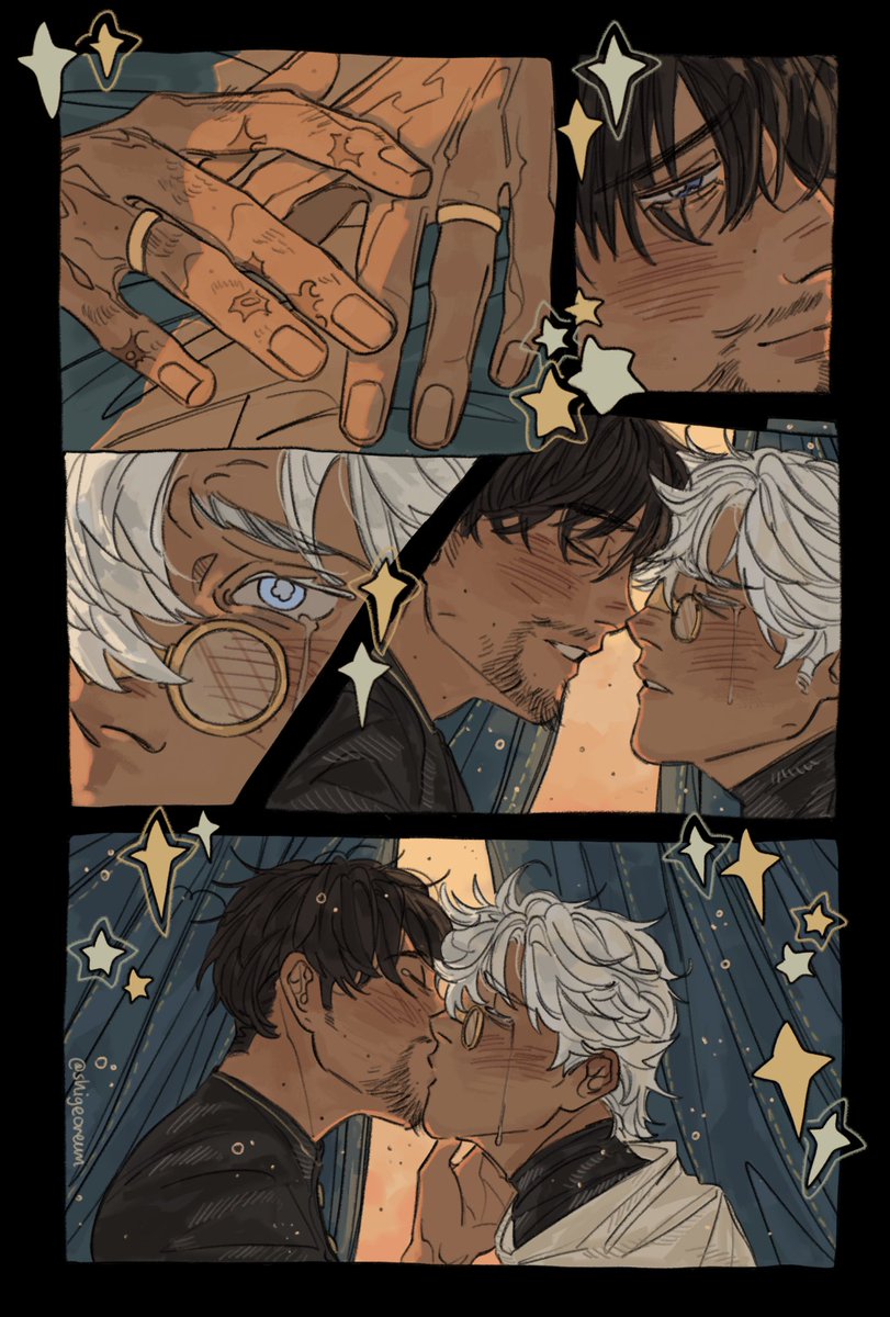 my page art for <a href="/orufreyzine/">Roots, an orufrey zine</a> !!!! i had so much fun being a part of this zine made by so many amazing artists and writers and mods *^^*

the leftover sales r going on so orufrey enjoyers! pls check it out!!