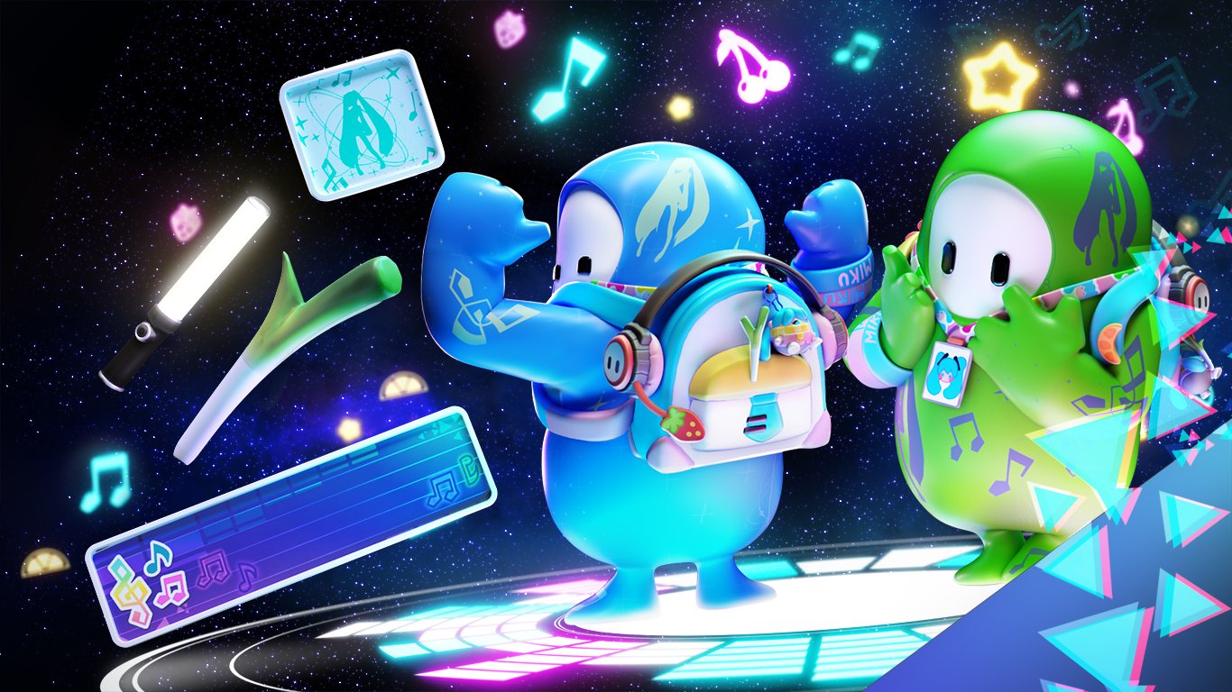 Bean Bot // Fall Guys Leaks & Info on Twitter "Hatsune Miku Promotion