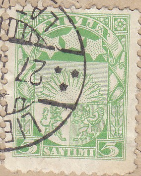 MarjeMolder's tweet photo. #Philately #Cover #Envelope #stamps #Latvian 5 santimi unknown sender sent to my father  #postmark  #Liepaja (#Libau) #Latvia March 27, 1928. The imprinted picture is of #NicolaiGymnasium – established in 1865. It was my father’s High School -in Libau the city where he was born. https://t.co/rL08PfrWGR