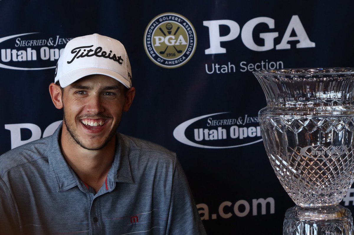 UtahSectionPGA's tweet photo. The Siegfried &amp; Jensen Utah Open never disappoints!
Champ: Blake Tomlinson (-19)
Low Am: Zac Jones (-11)
Low #UtahPGA Pro: Todd Tanner (-8)

Results: https://t.co/aGDk5G7waw

#UtahOpen #UtahPGA #UtahGolf https://t.co/1ajH8WXd3o