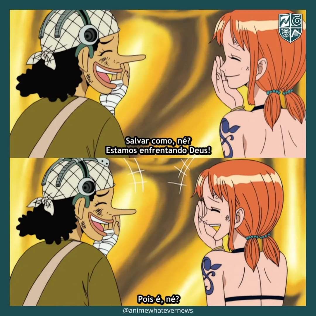 ChaosTotalZ's tweet photo. Expectativa: ser salva por alguém.
Realidade: esse alguém é o Usopp 😂
• One Piece, episódio 185 •
#animenews #animewhatever #animes #otakus #onepiece #usopp #nami #skypie #enel https://t.co/BQiyN9Hm9y