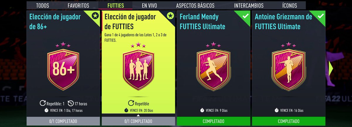 JuniorSintress's tweet photo. Los que estén haciendo a Neymar, Mendy o Jugadores que pidan Cartas Específicas de Eventos que no hay en Sobres. 

Cuando tengan Medias Repetidas pueden enviarlas en el SBC “Elección de Jugador FUTTIES” que es Repetible y da estas Cartas que ya no salen en Sobres.  👀👇🏻 https://t.co/PpUySlaqBl