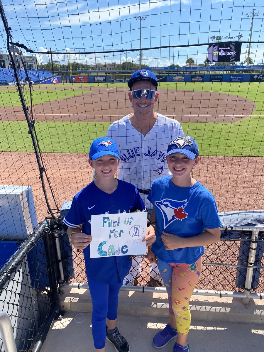 Like_Baseball_'s tweet photo. @Cadedoughty Amazing game today!  Thanks for being so kind to my girls. https://t.co/FEiL314NrW