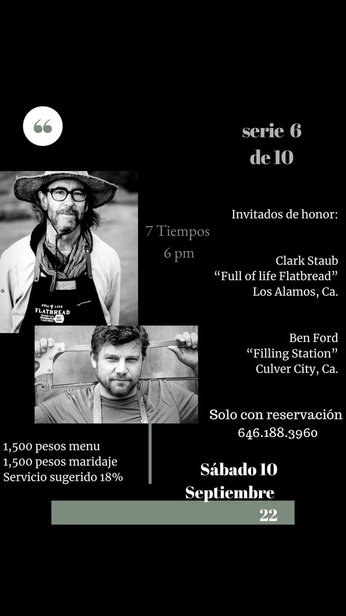 6/10 Anniversary diner <a href="/BajaFishingChef/">Drew M. Deckman</a> <a href="/ChefBenFord/">Chef Ben Ford</a> &amp; Clark Staub in tha house! #valledeguadalupe #deckmans