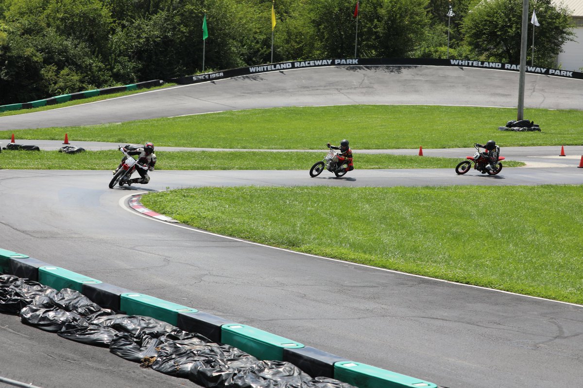 Come out to the track and practice running Supermotos!