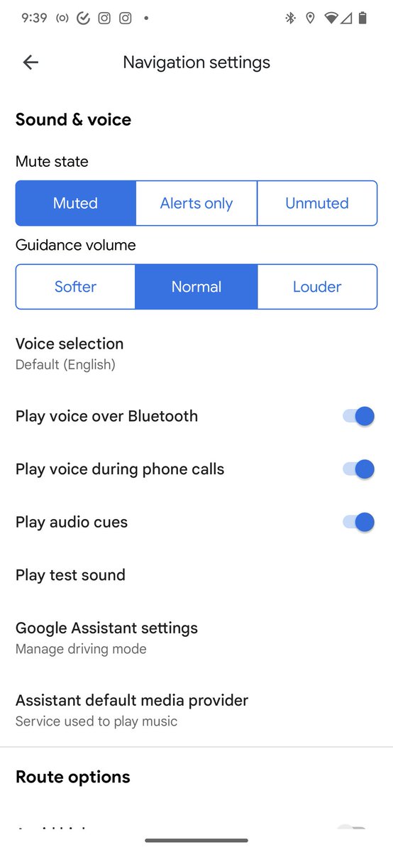 arden_burrell's tweet photo. @siracusa might not be the solution to Apple maps/carplay, but Google maps has a setting in app that allows you to adjust the voice volume which I used to fix a similar issue on Android auto. https://t.co/vYJ8b1e8TI