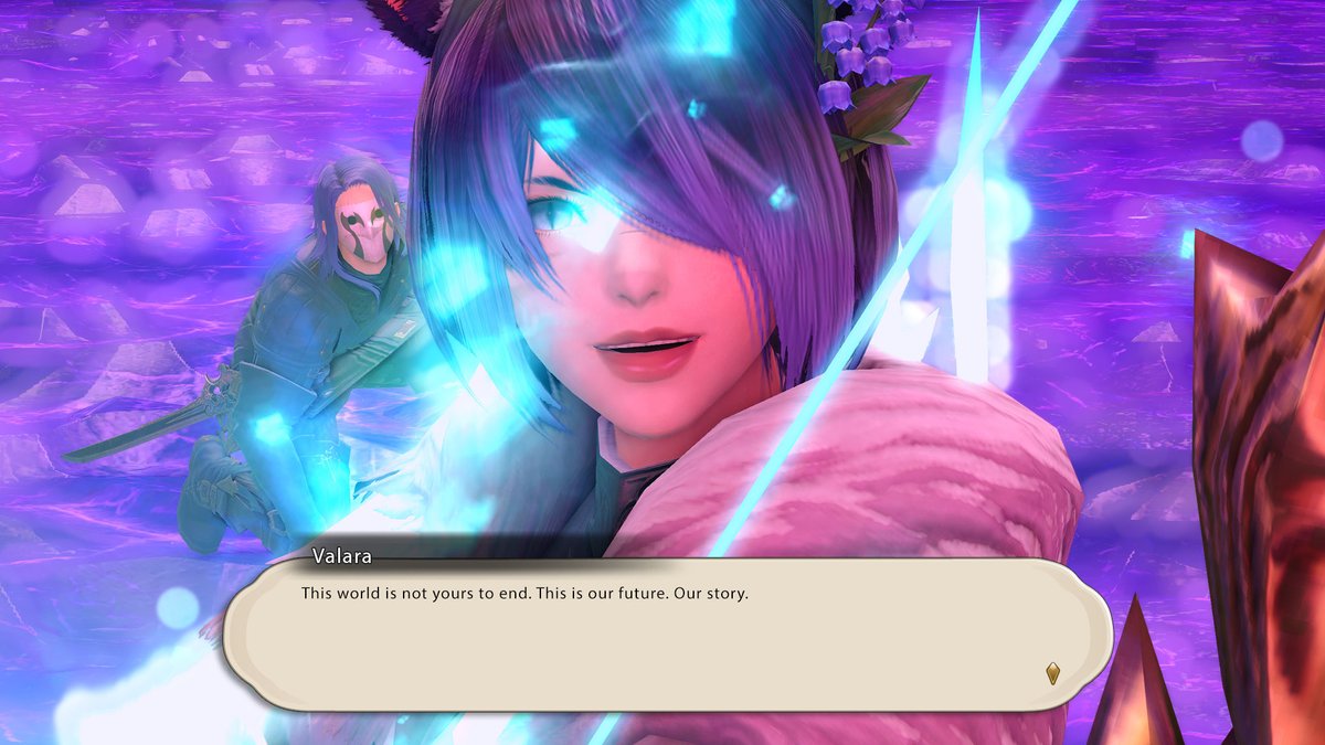 ValaraFisher's tweet photo. The Rest of My Life
(pt 2/2)

#GPOSE #GPOSERS #FFXIVScreenshots #FFXIVSpoilers #Shadowbringers #ShadowbringersSpoilers #NenekoColorS #Miqote #Hyur #proposal @AltsBees https://t.co/kLf781VlDW