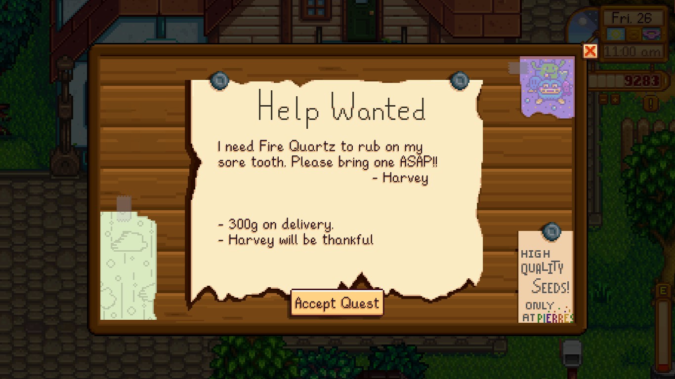 R StardewValley On Twitter Harvey Is Learning From Abigail s Rock r-stardewvalley-on-twitter-harvey-is-learning-from-abigail-s-rock