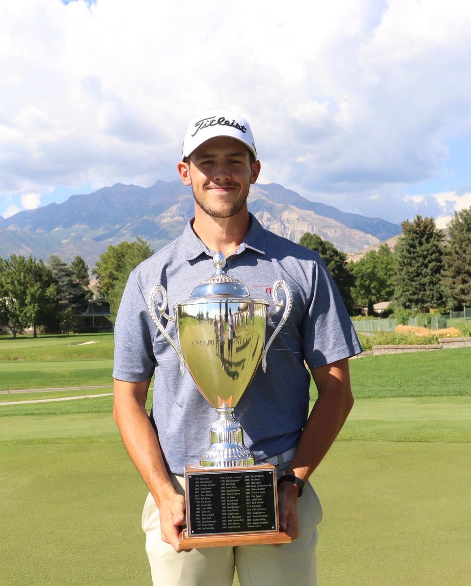 FairwaysMedia's tweet photo. Blake Tomlinson wins the 2022 Siegfried &amp; Jensen Utah Open!
His final round 65 included three eagles! Two hole-outs from the fairway and one 35-foot bomb!

https://t.co/U70l5ulPnn

#UtahOpen #UtahGolf #UtahPGA #FairwaysMedia https://t.co/AGcfzIHtcO