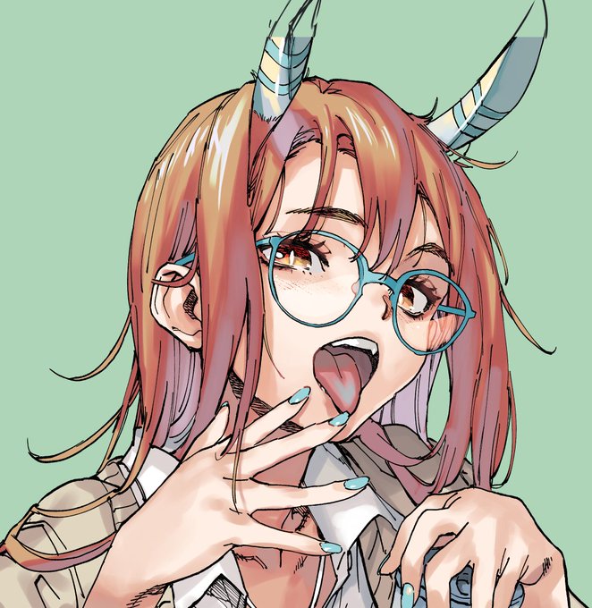 眼鏡つけるか悩んだ跡🤓 