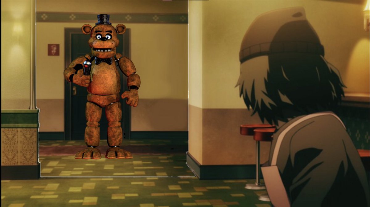 WhereisShinjiro's tweet photo. Shinjiro Aragaki should not be visited by Freddy Fazbear! https://t.co/0n1hu7W0yV