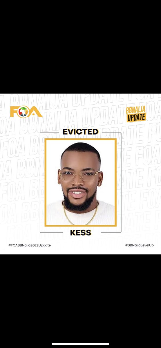 foa_network's tweet photo. Kess and Pharmsavi got evicted
Who will miss them?
#kess
#pharmsavi
#bbnaija
#foatv https://t.co/8xEWNHrINA