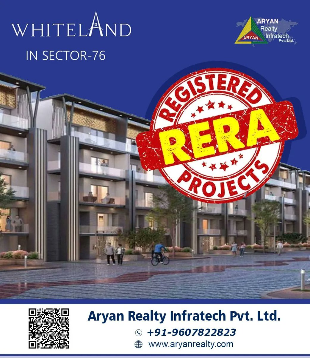 Whiteland Blissville is a luxury low-rise floor on Sector 76 Gurgaon by Whiteland Corporation. This is the prime location of Gurgaon City.

#aryanrealtyinfratech #whiteland #Launches #Sector76  #architecture #luxury #homes #newhome #property #Gurgaon #Sector76Gurgaon