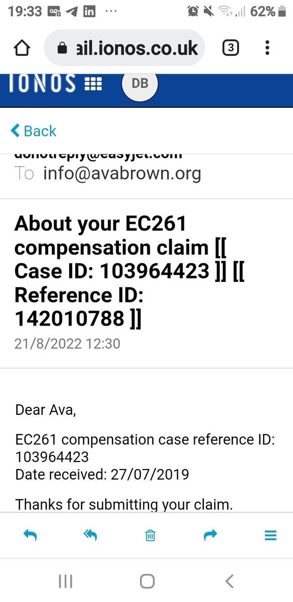 AvaBrown24's tweet photo. @easyJet I didnt get my money for my claim, please fix. https://t.co/dRp5IOI6cq