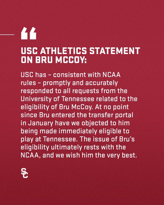 USC Trojans tweet media