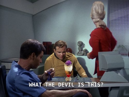 halohalohour's tweet photo. Us to our non-Filipino friends: This your ticket to (dessert) heaven 🍨

#startrek 
#halohaloart 
#halohalo https://t.co/I5Pq26qqQ6