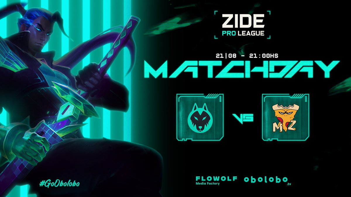 flowolf_gg's tweet photo. #LeagueOfLegends | Match day
¡Hoy tenemos Game de #ZPL en @ZideProduccion!
Vamos que se puede lobitos 🫡
🆚 @MZteamesports
⏰ 21:00 🇨🇱
🏆 #ZideProLeague
📺 https://t.co/K6dGNcDOwu
#GoOBL https://t.co/8EA6HSZ00D