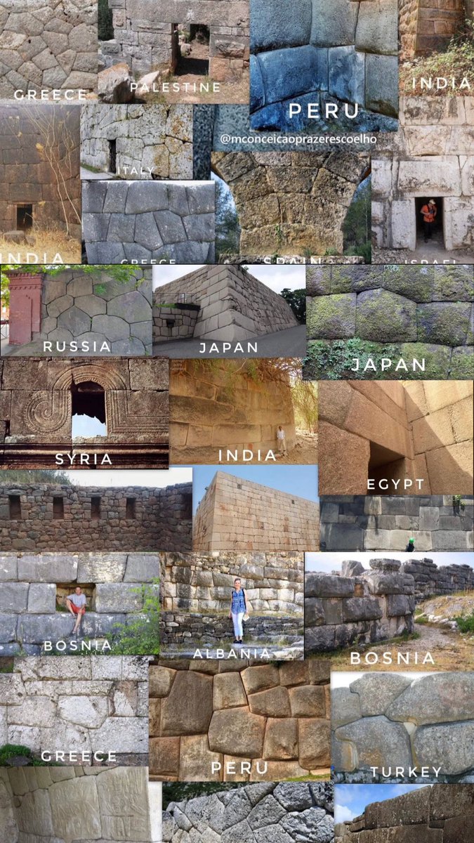 Third_Eye_Seeks's tweet photo. 👀💭 You can find all over the world almost identical, very evenly matched #megalithic structures with strikingly similar techniques, made by a very advanced #civilization, not a coincidence, we were not the first ones on this planet. #Archaeology Credit:mconceicaoprazerescoelho https://t.co/3SkE1hltUJ
