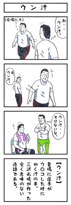 三沢光晴の場合。
#味のプロレス #多分私しかやってない 