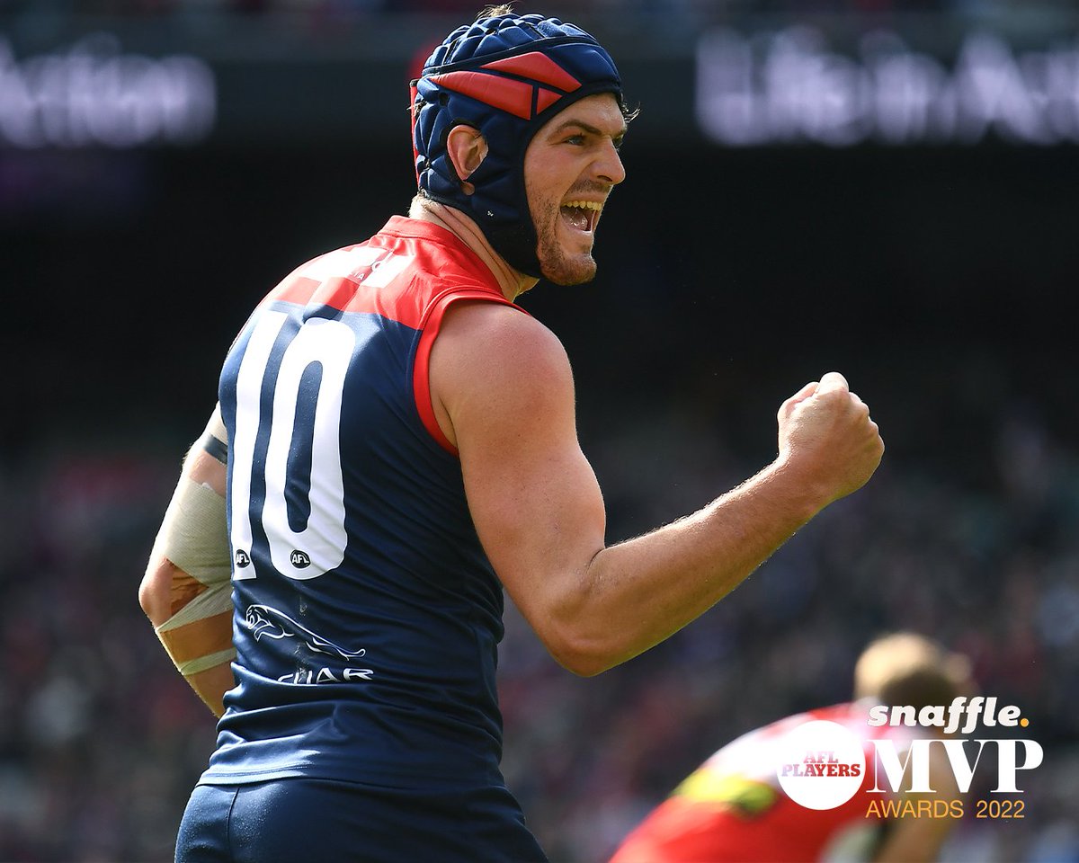 melbournefc's tweet photo. Our three @AFLPlayers MVP nominees. 🌟

📝 | https://t.co/fYOMqxZV7e https://t.co/I91Jk0yhDK