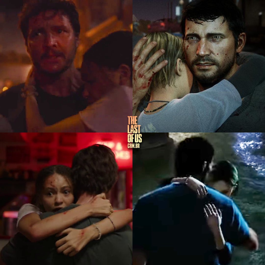 The Last of Us News on X: The Last of Us HBO vs Game Sarah (Nico Parker) &  Pedro Pascal (Joel)  / X