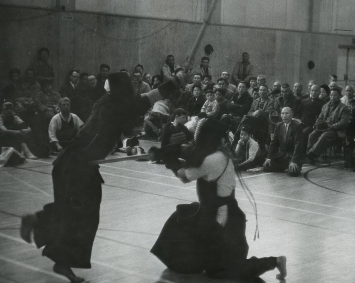 DigitizeUBC's tweet photo. 2nd Annual Pacific Northwest Kendo Tournament, Steveston from Japanese Canadian Photograph Collection 
https://t.co/yL7ITSkkLB 
https://t.co/It4ZSbf7Hr 
@nikkeimuse @KendoCanada https://t.co/RL0V5m1aMJ