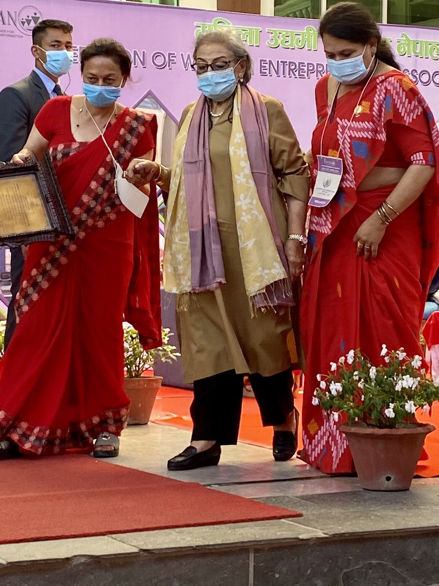 AusAmbNP's tweet photo. Congratulations @FWEANNepal on a remarkable Trade Expo, showcasing the world class products &amp; services of🇳🇵 women entrepreneurs. 🇦🇺 was pleased to support this expo &amp; wishes businesswomen across🇳🇵a strong recovery from the impacts of #COVID19 on business.  @SherBDeuba @PM_nepal_ https://t.co/s3srcpgJ4p
