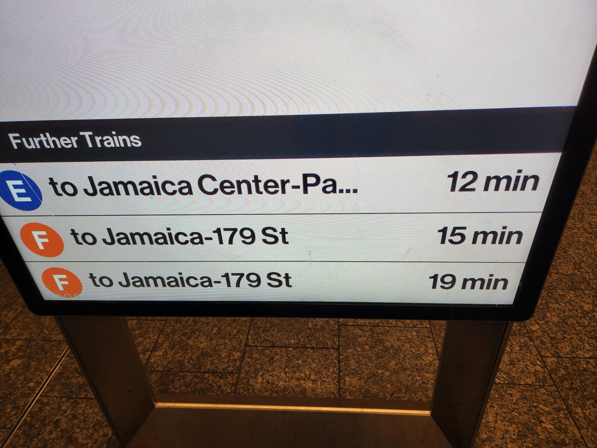 @RepMaloney FOUR trains an hr?? #rooseveltisland has turned onto a transportation nightmare to get to and from under yr watch. #nyciscrumbling #transportationdesert