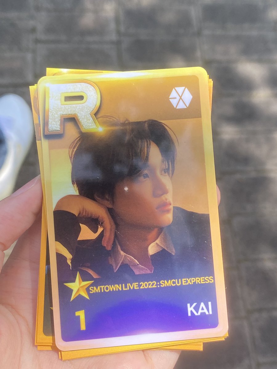 SMTOWN KAI EXO R カード KAI EXO Rover SMTOWN OFFICIAL MD GOODS POSTCARD + HOLOGRAM