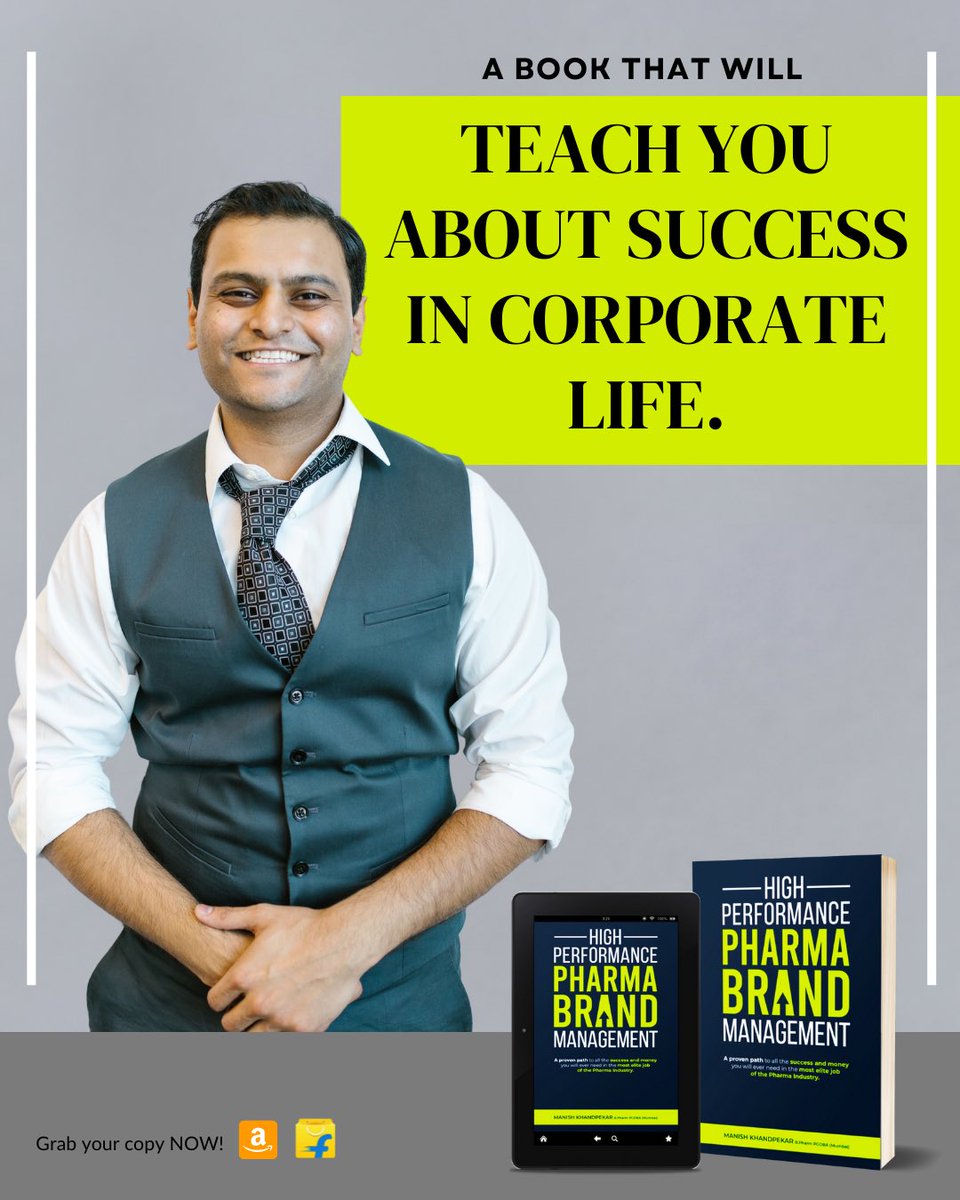 Order your copy Now. 

amazon.in/dp/9390976707?…  #pharmabrandmanagement #pmt #pharma #pharmaproductmanagement #pharmamarketing #brand #money #career #success #marketing #pharmacy #productmanagement #brandmanagement #pharmaindustry #productexecutive #productmanager