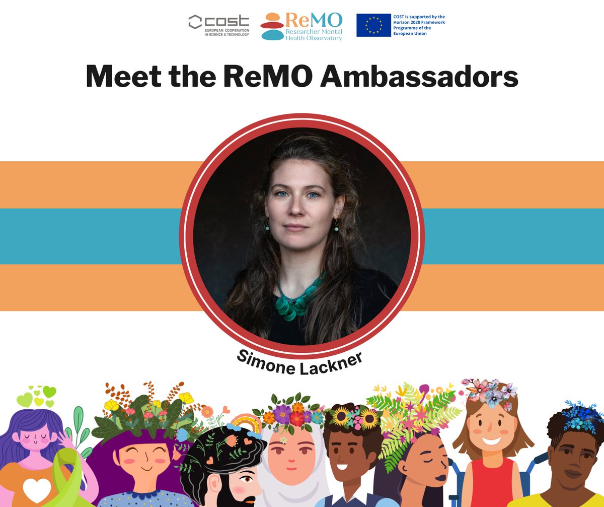 Do you want to know who are the #ReMOAmbassadors? Let us continue our campaign and introduce you <a href="/ReMO_COST/">Researcher Mental Health Observatory COST Action</a>'s next #ReMOAmbassador, Simone Lackner, <a href="/MagSimal/">Simone Lackner</a>, from Lisbon, Portugal. 
For more information and the lengthy interview please check:
facebook.com/ReMO_COST_Acti…