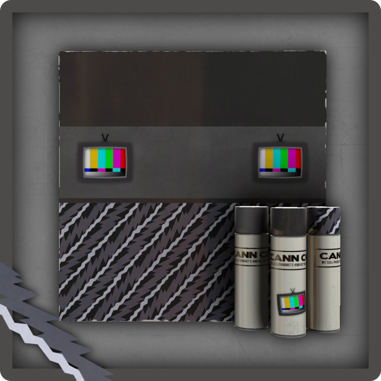 TF2 Emporium on Twitter "New Halloween War Paint, Static Terror [V3