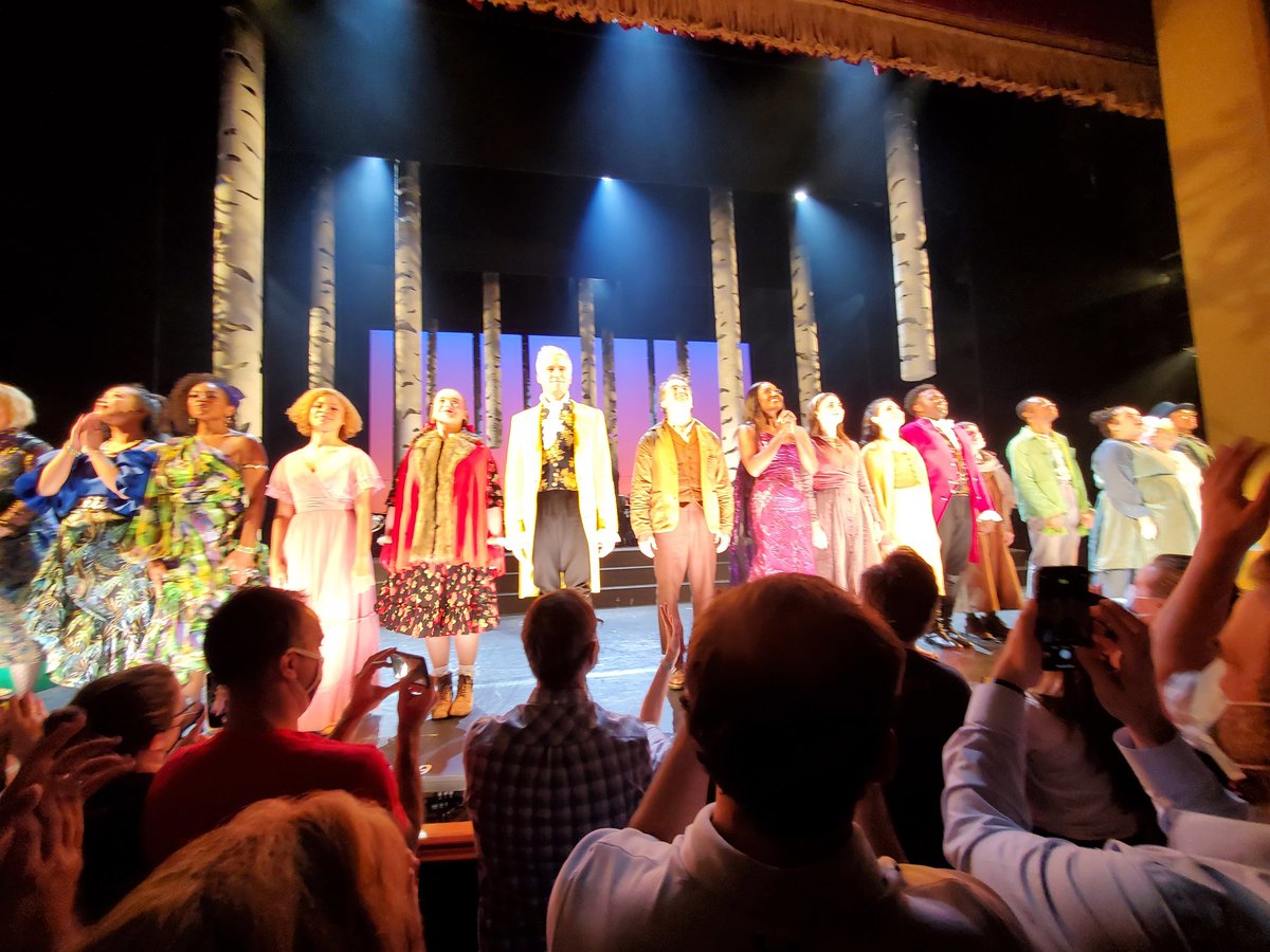 LHSpiritAnimal's tweet photo. @ITWBroadway After seeing the show today I will be "happy now, happy hence, happy everafter". There are no words to describe this incredible production. So grateful to have been there today. ❤️ https://t.co/01GRnRSk9Z